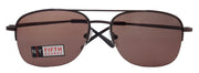 Benjamin, High-End Reading Sunglasses Unixes Non-Bifocal Readers Sunglasses (Brown) Metal, NY Fifth Avenue