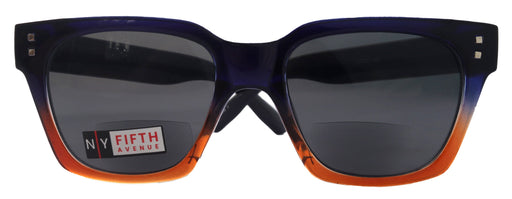 Ravello, High-End Line Bifocal (Clear On Top) Reading Sunglasses for Women OR Non-Bifocal Readers Sunglasses (Bk with BL N Orange) NY Fifth Avenue