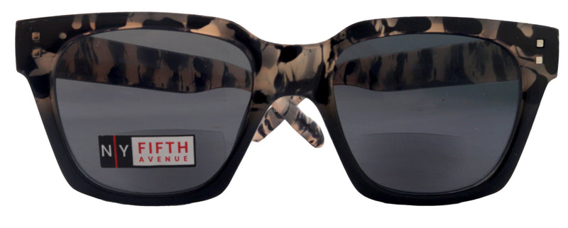 Ravello, High-End Line Bifocal (Clear On Top) Reading Sunglasses for Women OR Non-Bifocal Readers Sunglasses (Tortoiseshell Black ) NY Fifth Avenue