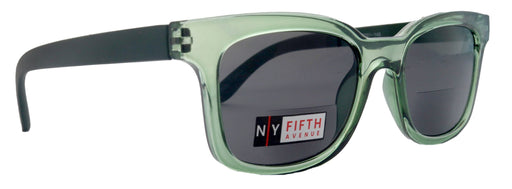 Mars, High-End Line Bifocal (Clear On Top) Reading Sunglasses Unixes OR Non-Bifocal Readers Sunglasses (Transparent Green ) NY Fifth Avenue
