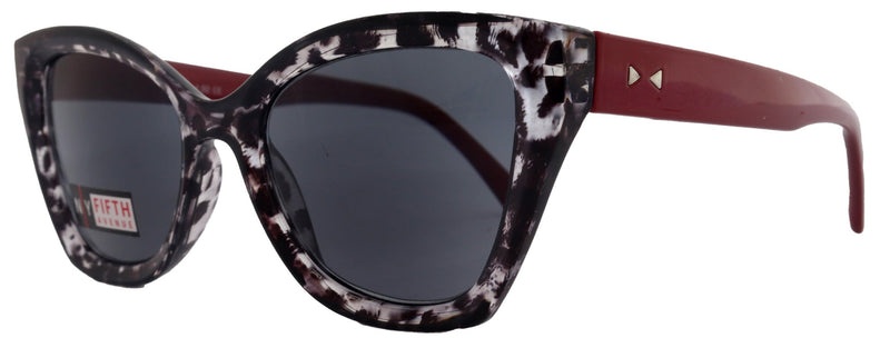 Rhodes, High-End Line Bifocal (Clear On Top) Reading Sunglasses for Women OR Non-Bifocal Readers Sunglasses (Red BK Tortoiseshell) NY Fifth Avenue