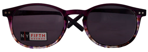 Ravenna, High-End Line Bifocal (Clear On Top) Reading Sunglasses for Women OR Non-Bifocal Readers Sunglasses (Purple ) NY Fifth Avenue