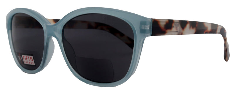 Savannah, High-End Line Bifocal (Clear On Top) Reading Sunglasses for Women OR Non-Bifocal Readers Sunglasses (Blue Tortoiseshell ) NY Fifth Avenue