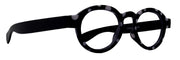 Dotty Chic, Round Reading Glasses for Women (Black) frames with playful polka-dot pattern: +1.25 +3 NY Fifth Avenue