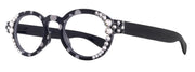 Dotty Chic, Bling Round Reading Glasses for Women Black frames with polka-dot pattern Genuine European Crystals +1.25 +3 NY Fifth Avenue