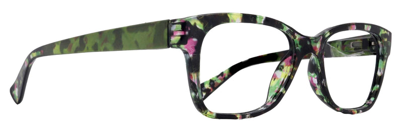 Azul, (Premium) Reading Glasses High-End Reading Glass +1.25 to +4 magnifying Green glasses, Square. optical Frames