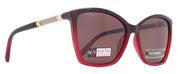 Andalusia, (Polarized) Women Sunglasses, 1.1mm Polarized L. Grey Lenses, 100% UVA-B Protection (Two tone Red) (Rose Gold) NY Fifth Avenue