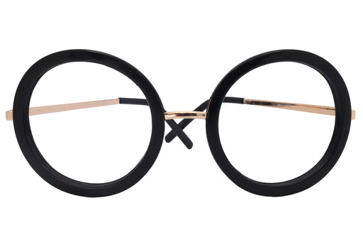 Lexington, Black Round Large Oversized Reading Glasses, Women Readers, High End Reading Magnifying eyeglasses, Big Square optical Frames