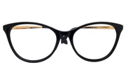 Catittude, (Premium) Reading Glasses, High-End Reader +1.00 to +4 Magnifying Eyeglass, Cat Eye (Black) Gold Metal temples. NY Fifth Avenue