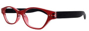 Roselle, Premium Reading Glasses, High-End Readers +1.25 + 5.00 Magnifying, Cat Eye optical Frame, Red, NY Fifth Avenue