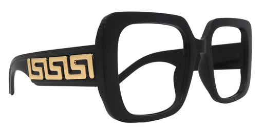 Preston Oversized Black Reading Glasses – Large Square Frame with Scratch Resistant CR39 Lenses