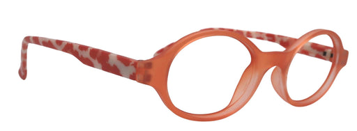 Premium Reading Glasses, High-End Readers (Orange w White) (Round) Magnifying Eyeglasses, Optical, NY Fifth Avenue