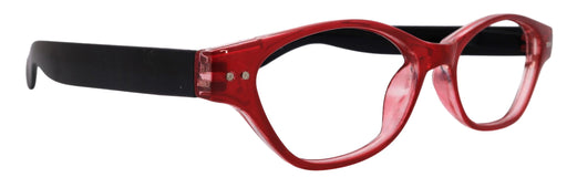 Roselle, Premium Reading Glasses, High-End Readers +1.25 + 5.00 Magnifying, Cat Eye optical Frame, Red, NY Fifth Avenue