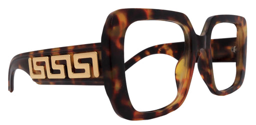 Preston Oversized Tortoise Reading Glasses – Large Square Frame with Scratch Resistant CR39 Lenses