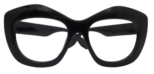 Sedona Black & Purple Stripe Women's Reading Glasses – Oversized Square Frame with Scratch Resistant CR39 Lenses