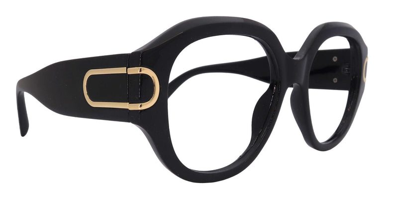 Scarlett, Black Large Oversized Reading Glasses, Women Readers, High End Reading Magnifying eyeglasses, Big Square optical Frames