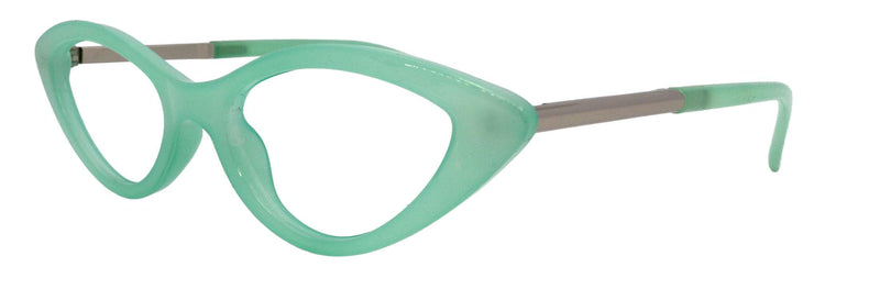 Roselyn, (Premium) Reading Glasses, High End Readers +1.25 +1.50 +1.75 .. +3 Cat Eye. Turquoise. (Green) Optical Frames NY Fifth Avenue.