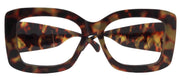 Valeriana, Tortoiseshell Oversized Reading Glasses for Women, Big Square High-End Magnifying Readers, by NY Fifth Avenue