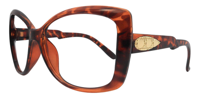 Astoria Large Oversized Reading Glasses, Tortoiseshell Women Readers, High End Reading Magnifying eyeglasses, Big Cat Eye optical Frames