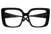 Rosemont, Oversized Reading Glasses for Women, Large Square Camo Green Frame, Fashion Readers, NY Fifth Avenue