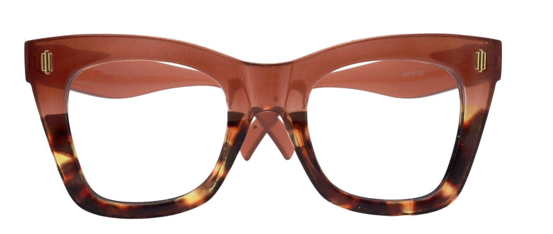 Authority, Premium Reading Glasses High End Reading Glass +1.00 to +3 magnifying glasses (Brown tortoise, Cat Eye) Optical Frames