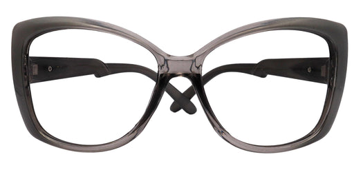 Astoria, Large Oversized Reading Glasses, Silver Women Readers, High End Reading Magnifying eyeglasses, Big Cat Eye optical Frames