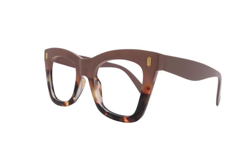 Authority, Premium Reading Glasses High End Reading Glass +1.00 to +3 magnifying glasses (Nude tortoise, Cat Eye) Optical Frames