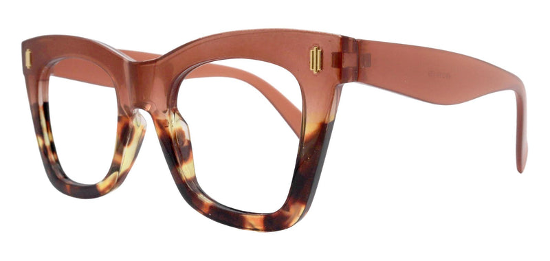 Authority, Premium Reading Glasses High End Reading Glass +1.00 to +3 magnifying glasses (Brown tortoise, Cat Eye) Optical Frames