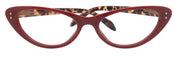 Savage, (Premium) Reading Glasses, Magnifying Eyeglass, CatEye, Red, and temples. NY Fifth Avenue