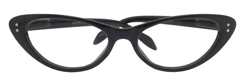 Savage, (Premium) Reading Glasses, Magnifying Eyeglass, CatEye (Black) Cheetah Color temples. NY Fifth Avenue