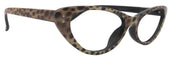Savage, (Premium) Reading Glasses, Magnifying Eyeglass, CatEye Cheetah Color Frame, and temples. NY Fifth Avenue