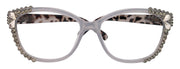 Savannah, (Bling) Women Reading Glasses W (2X line) (Black Diamond, Pearl Teardrop) Genuine European Crystals. NY Fifth Avenue