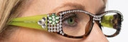 All Favorite, (Bling) Reading Glasses Women Adorned W European Crystals (Tortoise Brown), NY Fifth Avenue.