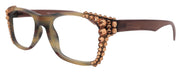 Kelly, (Bling) Women Reading Glasses W (Light Colorado)Genuine European Crystals. Square, NY Fifth Avenue.