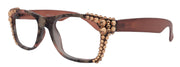 The Forester, (Bling) Women Reading Glasses W (Light Colorado) Camouflage, Genuine European Crystals. Square, NY Fifth Avenue.