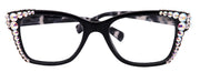 Madison Square, (Bling) Reading Glasses 4 Women W (AB) Genuine European Crystals NY Fifth Avenue (Wide frame)