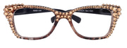 The Bohemian (Bling) Reading Glasses 4 Women W (Light Colorado) Genuine European Crystals NY Fifth Avenue