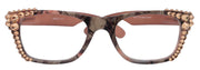 The Forester, (Bling) Women Reading Glasses W (Light Colorado) Camouflage, Genuine European Crystals. Square, NY Fifth Avenue.
