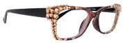 The Bohemian (Bling) Reading Glasses 4 Women W (Light Colorado) Genuine European Crystals NY Fifth Avenue (Wide frame)