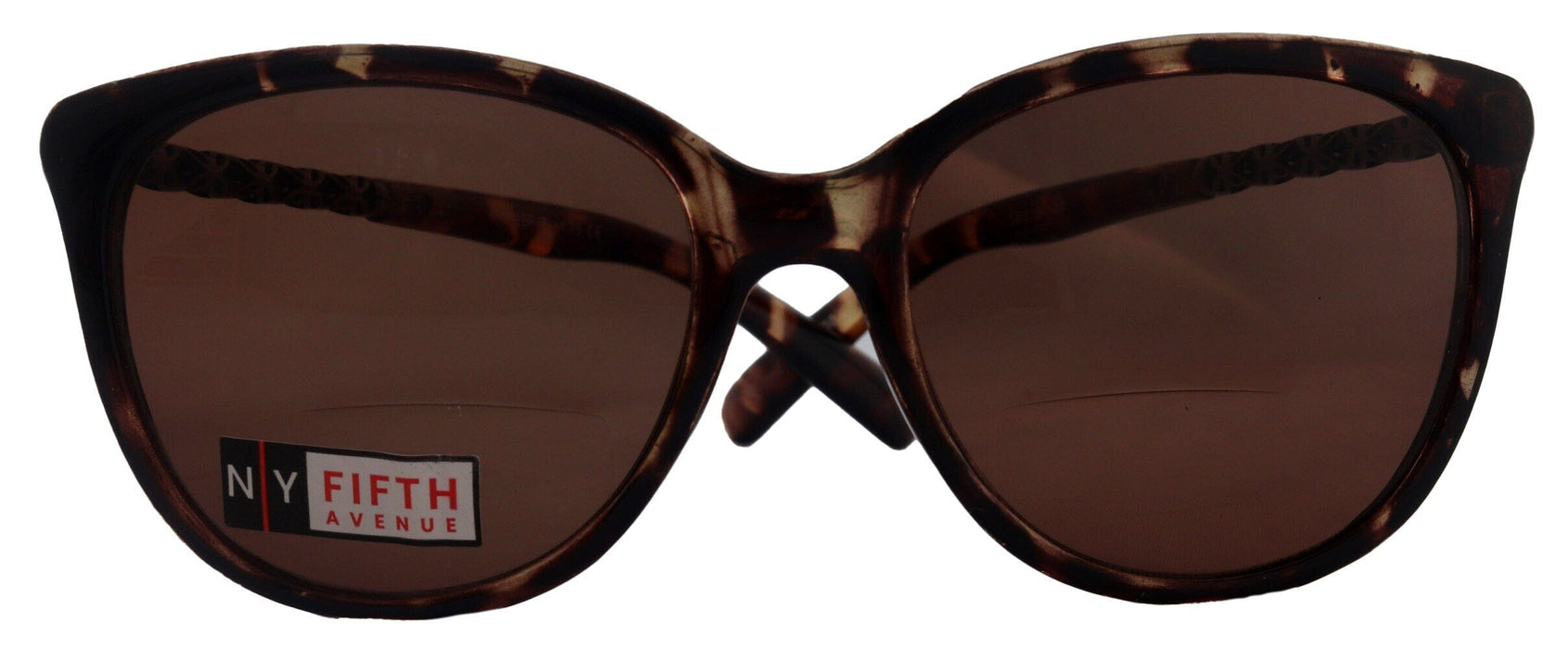 Iris, High-End Line Bifocal (Clear On Top) Sun Readers for Women OR Non-Bifocal Readers Sunglasses (Brown Tortoiseshell ) NY Fifth Avenue