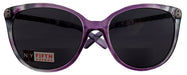 Iris, High-End Line Bifocal (Clear On Top) Sun Readers for Women OR Non-Bifocal Readers Sunglasses (Purple W Grey) NY Fifth Avenue