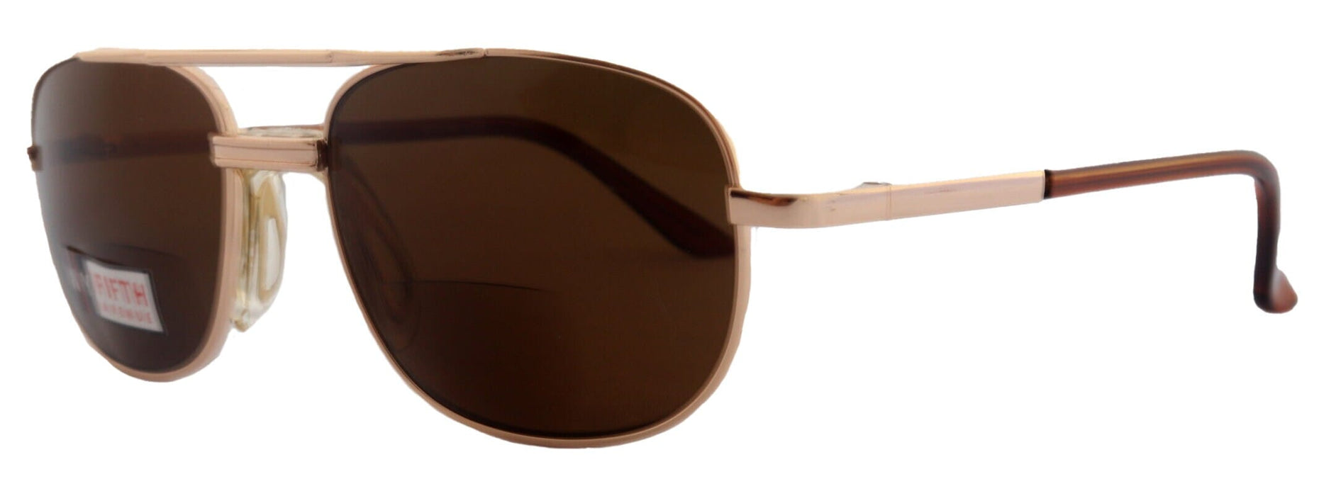 Jackson, High-End Men's Line Bifocal Sun Readers in Gold by NY Fifth Avenue"