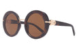 Kennedy Sun Readers Luxurious High-End Brown Tortoiseshell and Gold Reading Glasses by NY Fifth Avenue"