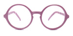 Mabel, (Premium) True Round vintage Reading Glasses (Light Purple) Circle Eye, Medium, NY Fifth Avenue