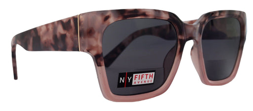 Minerva, High-End Line Bifocal (Clear On Top) Sun Readers for Women OR Non-Bifocal Readers Sunglasses (Tortoiseshell Pink) NY Fifth Avenue