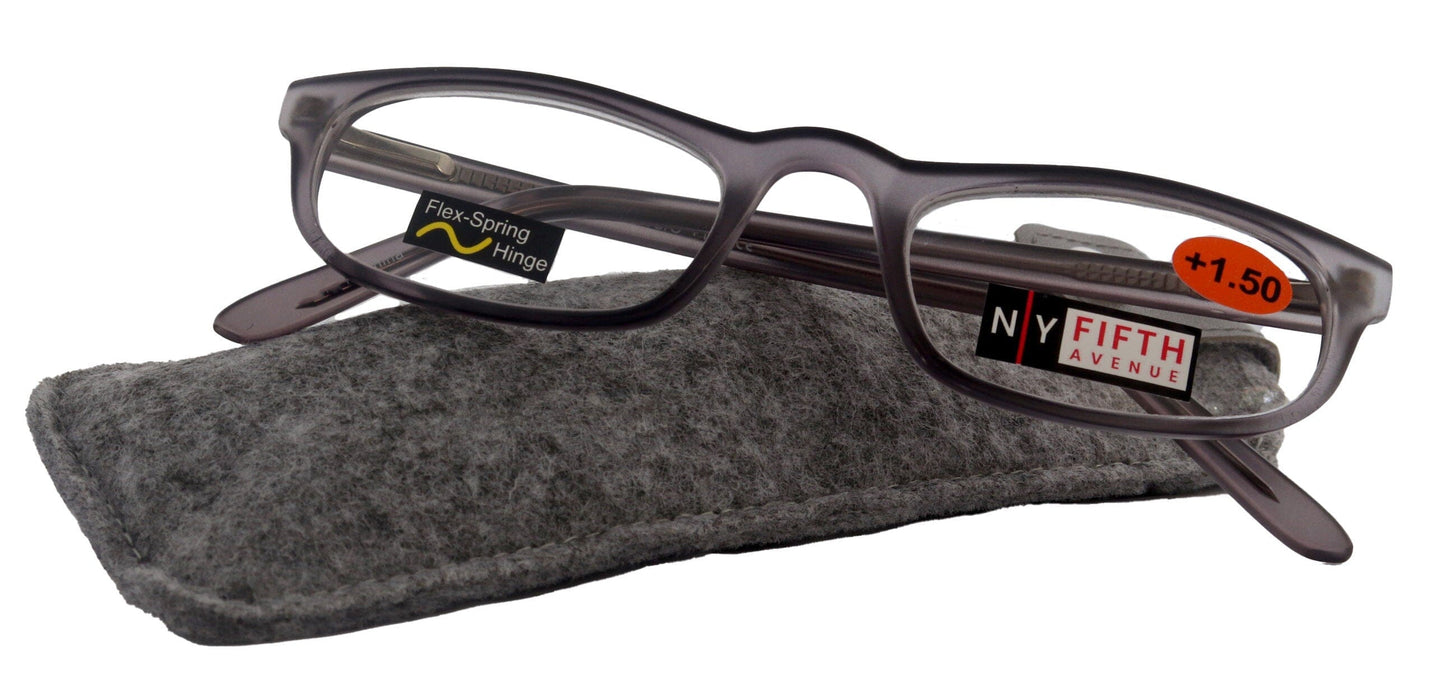 Morgan Premium Reading Glasses HighEnd Magnifying Readers Transparent NY Fifth Avenue