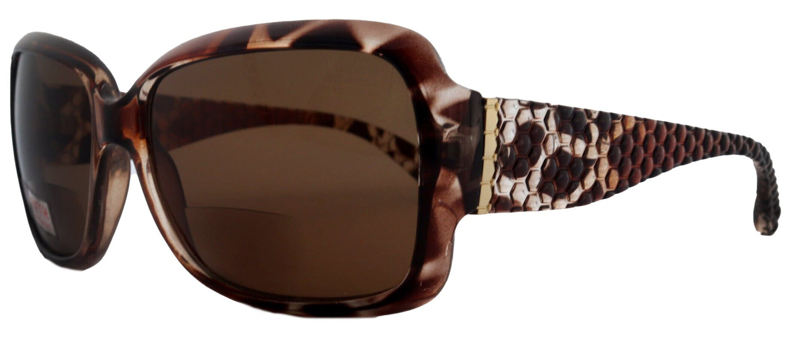 Olympia, High-End Line Bifocal (Clear On Top) Sun Readers for Women OR Non-Bifocal Readers Sunglasses (Brown Tortoiseshell) NY Fifth Avenue