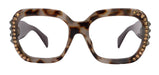 Oversized Bling Reading Glasses, Brown , Large Frame, High End Readers, Bifocal, Sun readers, Trendy Style, NY Fifth Avenue