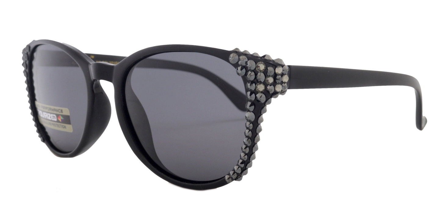 Polarized Premium Fashion sunglasses with Genuine European Crystals