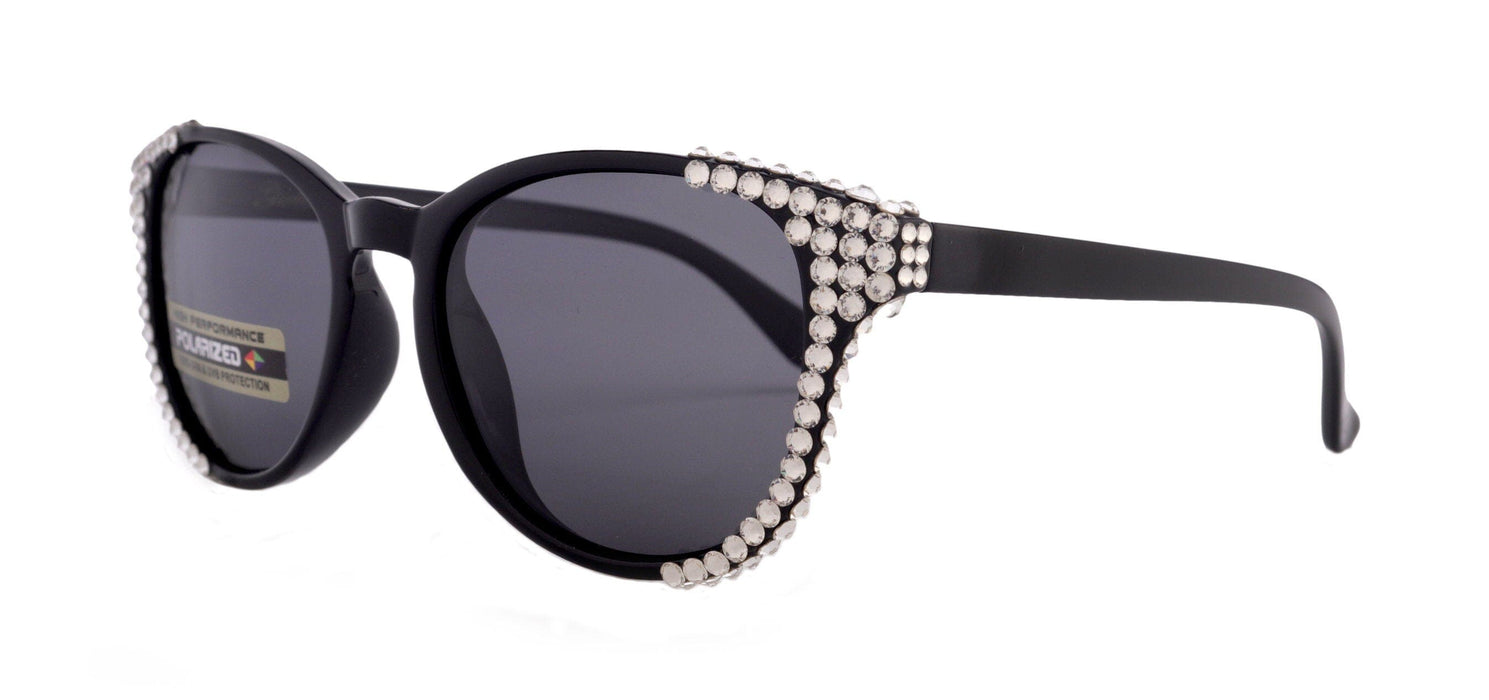 Polarized Premium Fashion sunglasses with Genuine European Crystals